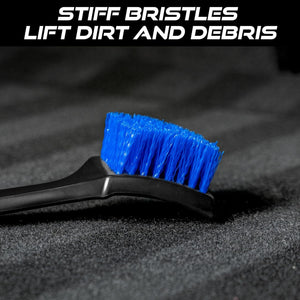 Viking carpet cleaning and scrub brush for floor mats car interior home cleaning black and blue 8.3 x 2.5 inch