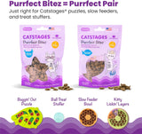 Catstages Nina Ottosson Buggin' Out Puzzle & Play – Interactive Cat Puzzle Feeder for Indoor Cats, 16 Hidden Treat Compartments, Slow Feeder, Durable & Easy-Clean