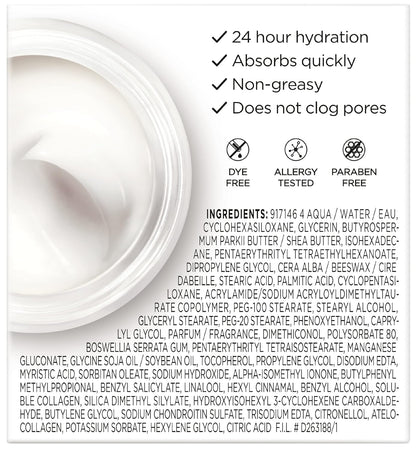 loreal paris collagen daily face moisturizer, 1.7 oz, anti aging, hydrating, daily use