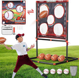 vrogatik football toss game for kids ages 3-8 - outdoor toy for backyard beach camping