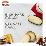 Pepperidge Farm Milano Dark Chocolate Cookies, multipack of 20 0.75-oz. packs, 2 cookies per pack