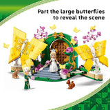 LEGO Wicked Glinda's Wedding Day building toy for kids, ages 8+, 75688, with 2 Minidolls and poseable butterflies
