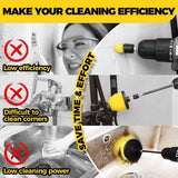 Holikme 6Pack Drill Brush Power Scrubber Cleaning Brush Extended Long Attachment Set