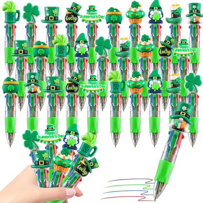 cZWZ 20Pcs Mini Multicolor Pens 4-in-1 Cute Ballpoint Pens for Kids Birthday Party Favors Gifts Teacher Supplies