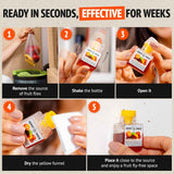Super Ninja Fruit Fly Traps for Indoors - 4 Pack, Effective Fruit Fly Catcher for Home & Kitchen with Up to 3 Weeks Performance