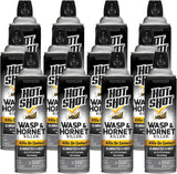 Hot Shot Wasp And Hornet Killer Aerosol, Up to 27-Foot Jet Spray, 14 Ounces, 2 Pack