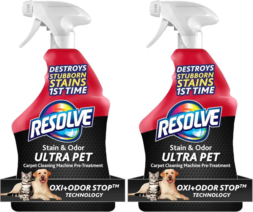 Resolve Ultra Pet Carpet Cleaner Spray – for Removal of Pet Stains & Odors, 32oz