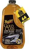 Meguiar's Gold Class Car Wash - 64 Oz, Foam Cannon or Bucket Wash, Safe for All Paint Types, 1-Step Cleaning and Conditioning