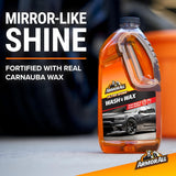 armor all ultra shine 64 fl oz car wash and wax for cars, trucks, and motorcycles