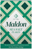 Maldon Sea Salt Flakes 8.5 oz (240 g) pyramid shaped gourmet salt perfect for various dishes