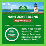 Green Mountain Coffee Nantucket Blend Medium Roast Keurig Single-Serve K-Cup Pods 96 Count