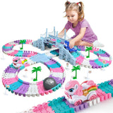 Car Toys for Kids 4-6, 194 PCS Race Car Track with Monster Trucks and Toddler Cars