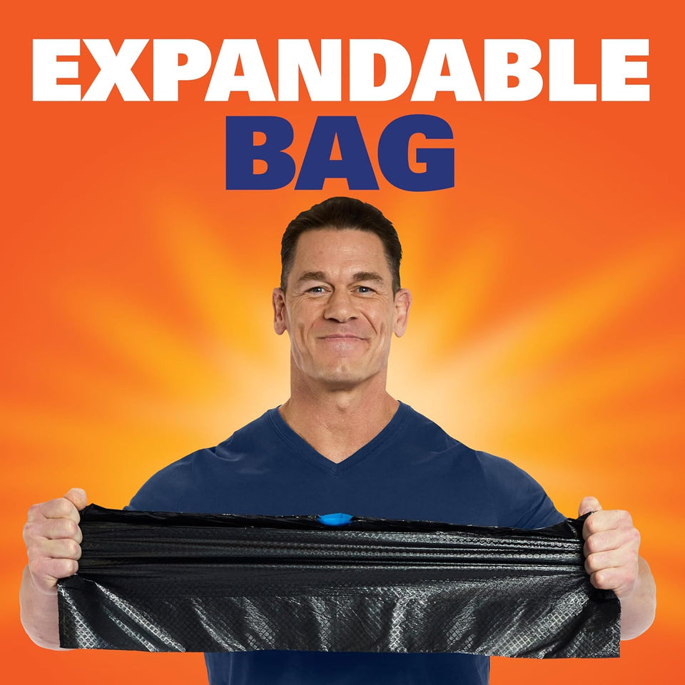 Hefty Ultra Strong Multipurpose Large Trash Bags, Black, Unscented, 30 Gallon, 25 Count Visit the Hefty Store