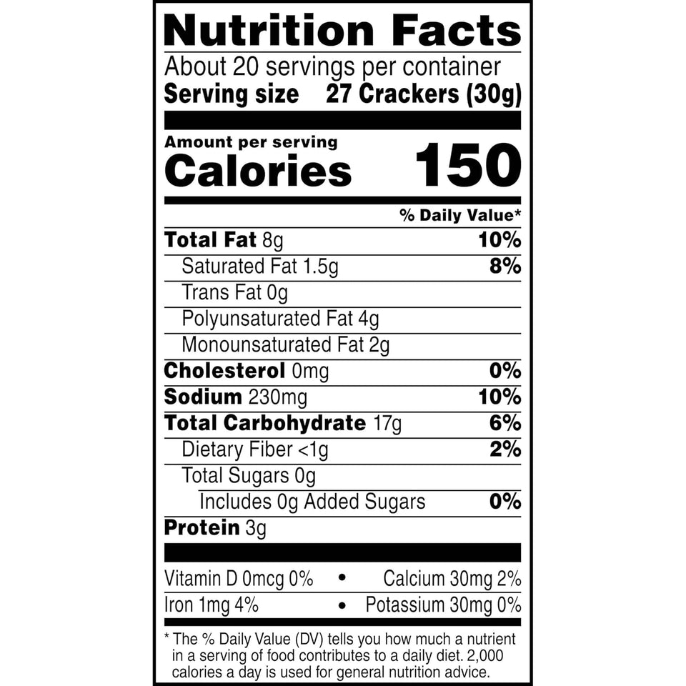 Cheez-It Extra Toasty Baked Snack Crackers, 21oz Box, Family Size, Lunch Snacks, 100% Real Cheese