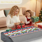 Budding Joy 90L Foldable Underbed Storage Containers, Closet Organizers for Blankets, Clothing, Comforters, Pillows, Linen Sheets