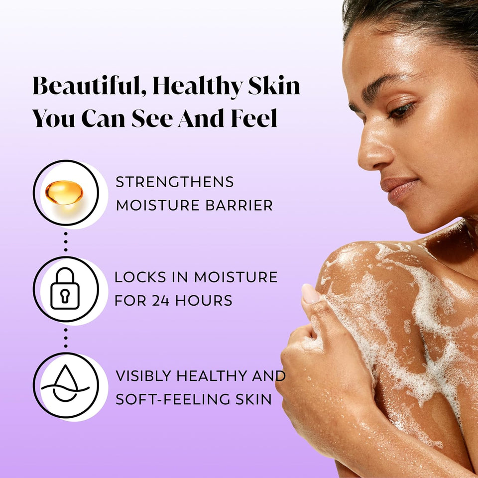 olay body wash for women, 24hr moisturizing, hydrating & refreshing, b3 vitamin complex, paraben-free, 22 fl oz, pack of 2