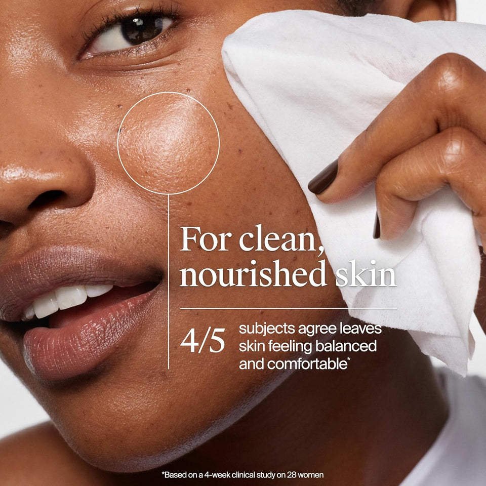 Neutrogena Makeup Remover Wipes, Daily Facial Cleanser Towelettes, Gently Cleanse and Remove Oil & Makeup, Alcohol-Free Makeup Wipes, 2 x 25 ct
