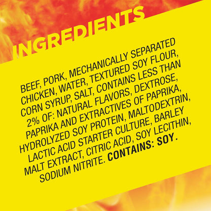 Slim Jim Smoked Meat Sticks, Original Flavor, 6g Protein Per Serving, Snack Size, 0.28 oz. (46 Count)