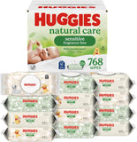 Huggies unscented baby wipes, 99% purified water, 56-count, 1 flip-top pack, hypoallergenic, fragrance free
