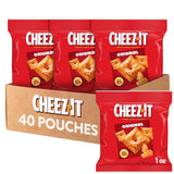 Cheez-It Original Baked Snack Crackers, 40 Packs of Individually Wrapped 1-Ounce Bags
