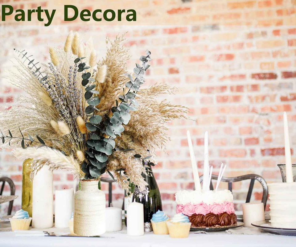 Exquisite lavender and eucalyptus dried flower arrangement for bohemian home decor and wedding tables