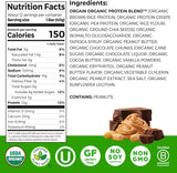 Orgain organic vegan protein bars, 10g plant based protein, peanut butter chocolate chunk, gluten free, non-gmo, 1.41 oz, pack of 12