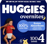 Huggies Overnites Size 5 Overnight Diapers, 50 Ct, 27+ lbs, Disney Designs
