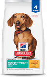 Hill's Science Diet Adult Perfect Weight Small & Mini Dry Dog Food, 4 lb. Bag with Chicken