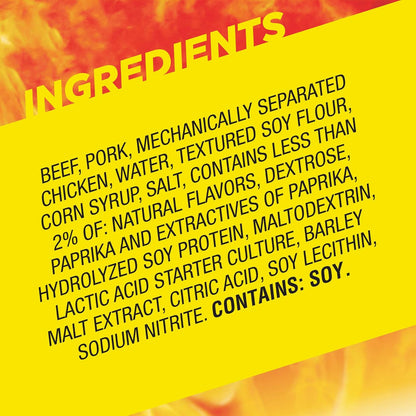 Slim Jim Smoked Meat Sticks, Original Flavor, 6g Protein Per Serving, Snack Size, 0.28 oz. (46 Count)