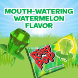 Ring Pop Green Watermelon Flavor Lollipops, 30ct Bulk Individually Wrapped, Fun St. Patrick's Day Party Favors