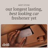 Drift Car Air Freshener - Stone Air Freshener Car Odor Eliminator - Long Lasting Scent - Auto Accessories - Metal Clip - Essential Oils - Clean Ingredients - Cabana Scent Starter Kit