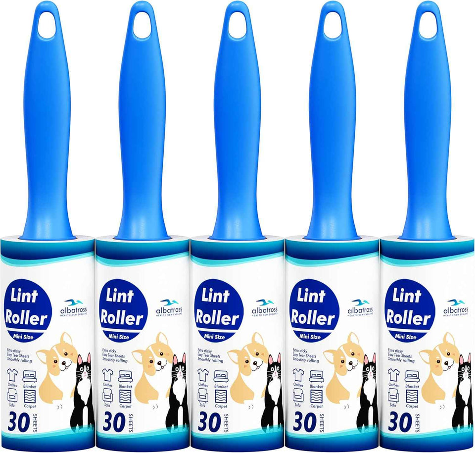 Extra Sticky Lint Roller, Mega Value Set 400 Sheets for Pet Hair Removal, Dog and Cat Lint Remover for Clothes, Furniture, Carpet
