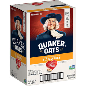 Quaker Old Fashioned Rolled Oats Non GMO Project Verified 2 x 64oz Bags Heart Healthy Whole Grains