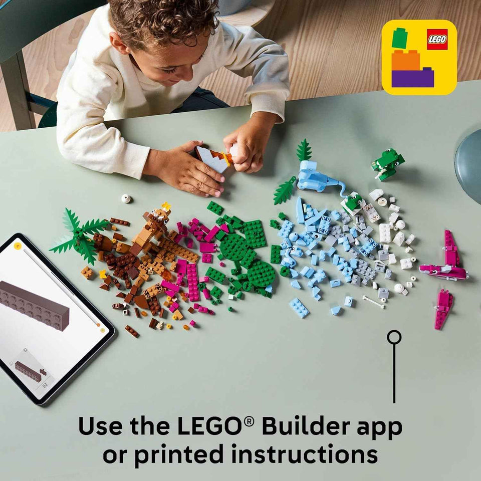 LEGO Classic Creative Dinosaurs Toy - Building Blocks for Kids, Boys and Girls, Ages 5+ - Learning and Educational Toy for Preschool - Gift Idea for Birthdays - 11041