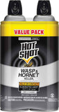 Hot Shot Wasp And Hornet Killer Aerosol, Up to 27-Foot Jet Spray, 14 Ounces, 2 Pack