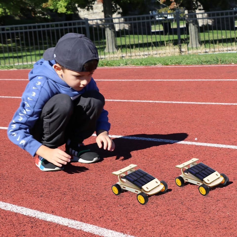 STEM Kits for Kids Ages 8-10-12-14, Stem Toys for Boys Age 8-12, Science Projects, Solar Car Building Kits, Activities Engineering Kit, Gifts for 8 9 10 11 12 Year Old Boys
