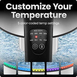 Chefman Electric Kettle with Temperature Control, 5 Presets LED Indicator Lights, Removable Tea Infuser, Glass Tea Kettle & Hot Water Boiler, 360° Swivel Base, BPA Free, Stainless Steel, 1.8 Liters