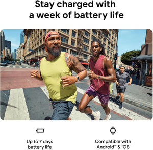 Fitbit Charge 6 Fitness Tracker with Google apps, Heart Rate on Exercise Equipment, 6-Months Premium Membership Included, GPS, Health Tools and More, Porcelain/Silver, One Size (S & L Bands Included)