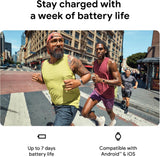 Fitbit Charge 6 Fitness Tracker with Google apps, Heart Rate on Exercise Equipment, 6-Months Premium Membership Included, GPS, Health Tools and More, Porcelain/Silver, One Size (S & L Bands Included)