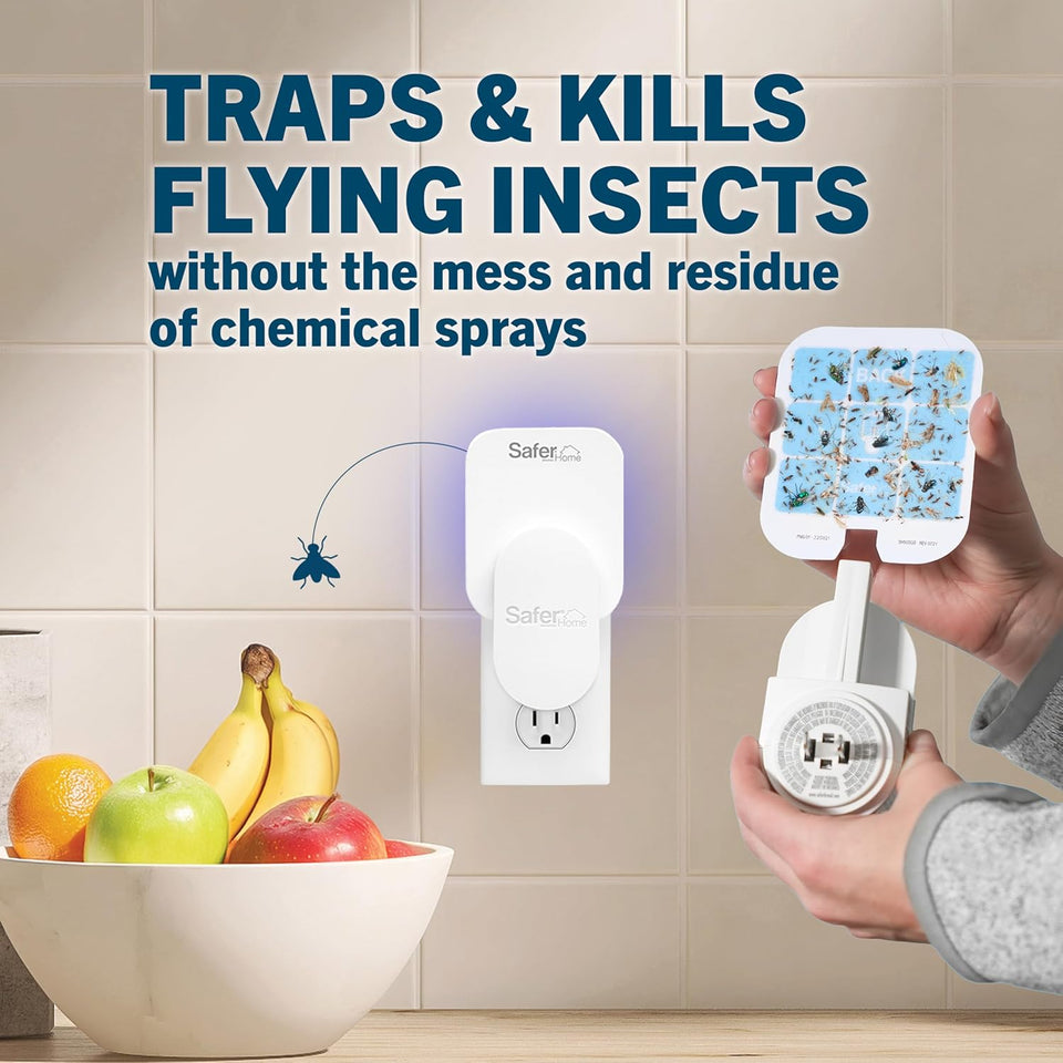 Safer Home SH503 Trap Refill Pack of Glue Cards for SH502 Indoor Fly Trap, Official Safer Home Refills with StickyTech Glue Card Technology, 3 Count (Pack of 1)