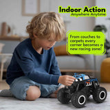 Threeking 1:16 Waterproof Monster Truck Toys RC Cars Amphibious Remote Control Car Trucks 4WD All Terrain Off-Road Pickup Toy for 6 7 8 9 10 11 12 Year Old Boys Girls Kids Gifts Presents