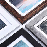 Vittanly 10 Pack Picture Frames Collage Wall Decor, Gallery Wall Frame Set for Wall or Tabletop Display, Engineered Wood and Shatter-resistant Plexiglass, Multi Sizes with 8x10, 5x7, 4x6 Frames, Black