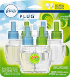Febreze Plug In Air Freshener, Odor-Fighting Scented Oil Refill, Air Fresheners for Home and Bathroom and Kitchen, Long Lasting for Strong Odors, Sweet Watermelon Vine Scent, 0.87oz Refill, 3 Count