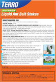 TERRO Liquid Ant Baits - T1813B - Outdoor Ready-to-Use Terro Ant Traps, Kills Household Ants, 12 Stakes