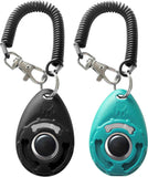 Pet Training Clicker with Wrist Strap, Dog Training Clicker, New Black and Blue, Sound-Sensitive Pets