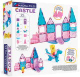 MAGNA-TILES Castle 25-Piece Magnetic Construction Set, The Original Magnetic Building Brand