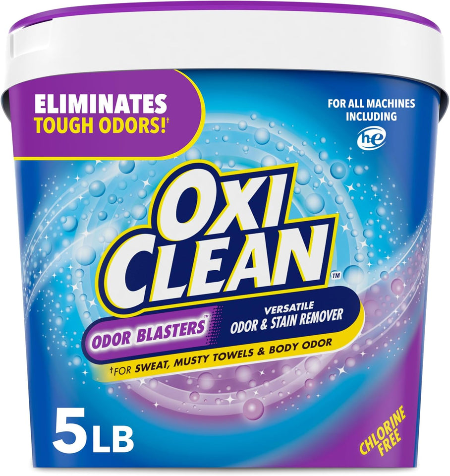 OxiClean Odor Blasters Versatile Odor and Stain Remover Powder, 5 lb