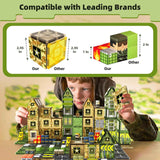 GobiDex 100PCS magnetic building blocks army toys for toddler kids ages 3-5, STEM construction toys for boys and girls