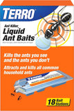TERRO Liquid Ant Killer Bait Stations T300-3SR, 18 Count, Effective Indoor Ant Control for Sugar Ants