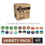 Keurig Coffee Lover's Collection Variety Pack, 40-count, assorted light, medium, dark roast K-Cup pods